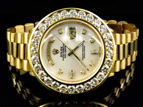 rolex gold kautschuk|rolex gold diamond watch.